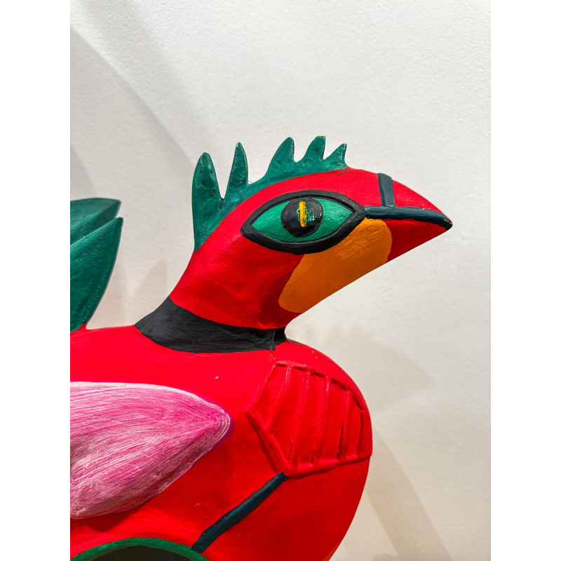 Guillaume Corneille, plaster sculpture of a bird, Cobra movement, 1999