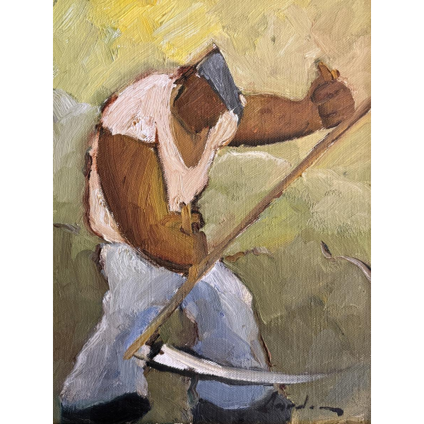 Milo DARDENNE “The Reaper” oil painting on canvas
