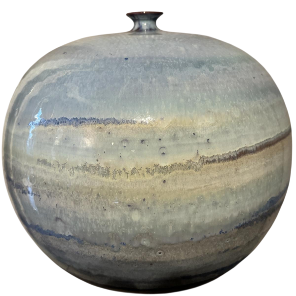 Antonio LAMPECCO large ceramic ball vase