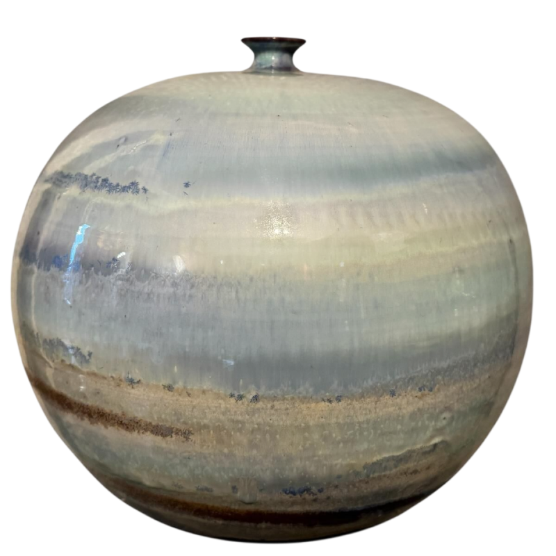 Antonio LAMPECCO large ceramic ball vase