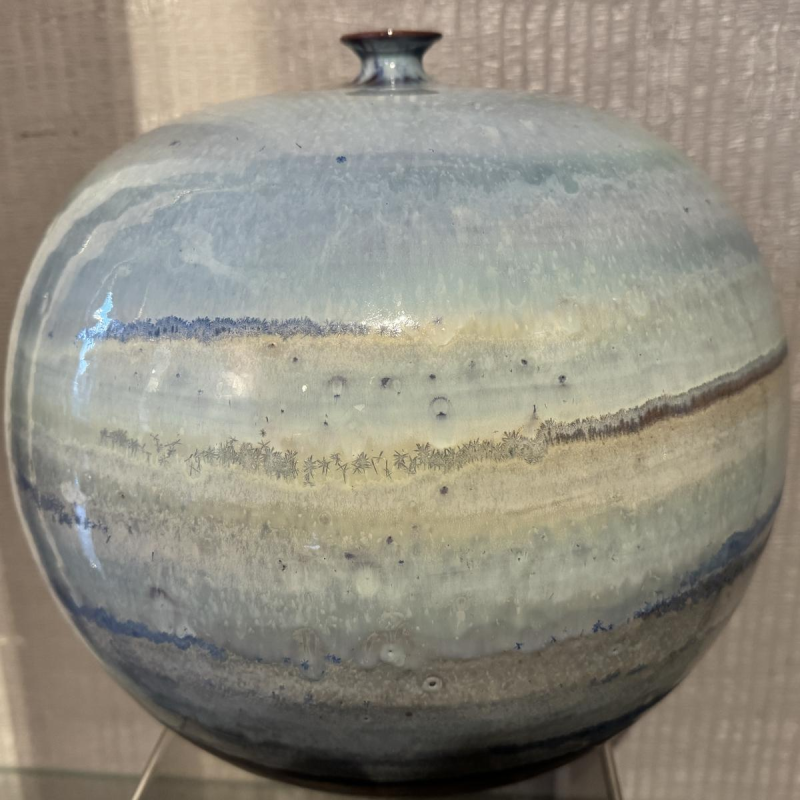 Antonio LAMPECCO large ceramic ball vase