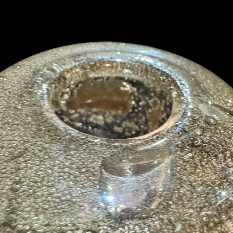 Henri NAVARRE, thick glass vase