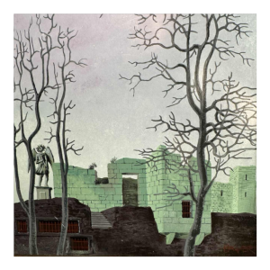 Gaston BOGAERT (1918-2008): « Melancholy » oil on panel