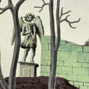 Gaston BOGAERT (1918-2008): « Melancholy » oil on panel