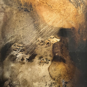 Albert DUPUIS “Abstracte compositie” gemengde technieken aquarel - gouache - inkt