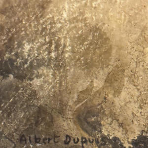 Albert DUPUIS “Abstracte compositie” gemengde technieken aquarel - gouache - inkt