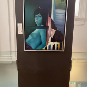 ERWIN MACKOWIAK "Deborah 75", hyperrealistisch popartschilderij, olieverf op doek, 1975
