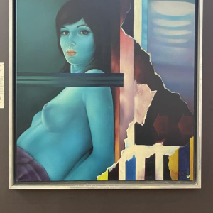 ERWIN MACKOWIAK "Deborah 75", hyperrealistisch popartschilderij, olieverf op doek, 1975