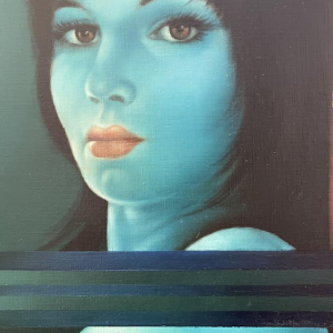 ERWIN MACKOWIAK "Deborah 75", hyperrealistisch popartschilderij, olieverf op doek, 1975