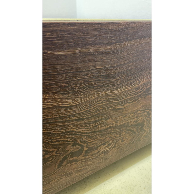 JEF VERBRAK, set of 2 coffee tables (paintings) in Wenge wood, modernist design, ca 1970