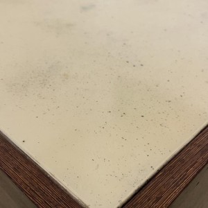 JEF VERBRAK, set van 2 salontafels (schilderijen) van wengéhout, modernistisch ontwerp, ca. 1970