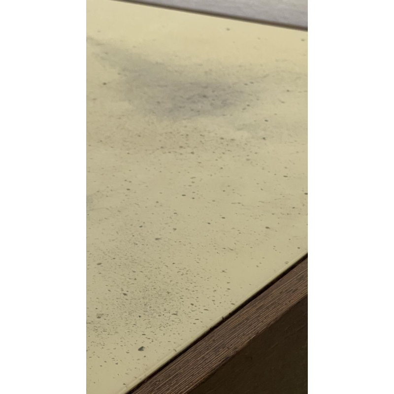 JEF VERBRAK, set of 2 coffee tables (paintings) in Wenge wood, modernist design, ca 1970