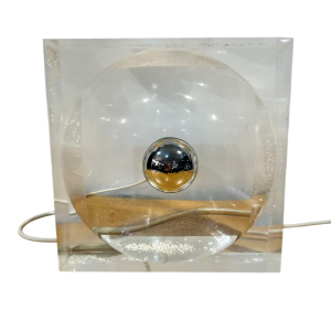 Michel Dumas, plexiglas lamp, jaren 70