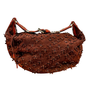 Louis Vuitton, suede bag, 2000s