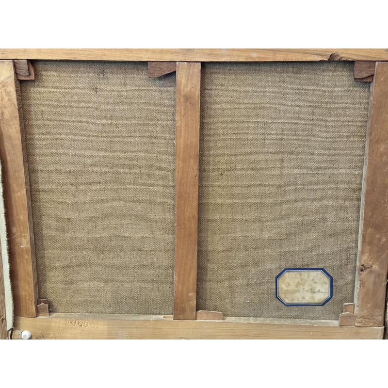 Jean-Marie GIVORD “Uitzicht op de Maas (richting Wépion?)” 1946 olieverfschilderij op doek