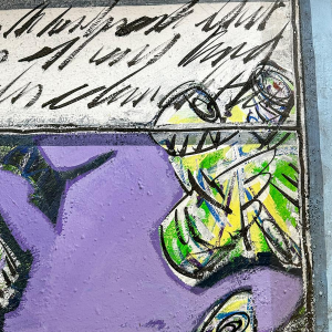 Eric Legrain, paire de tableaux, huile sur toile, 21e siècle