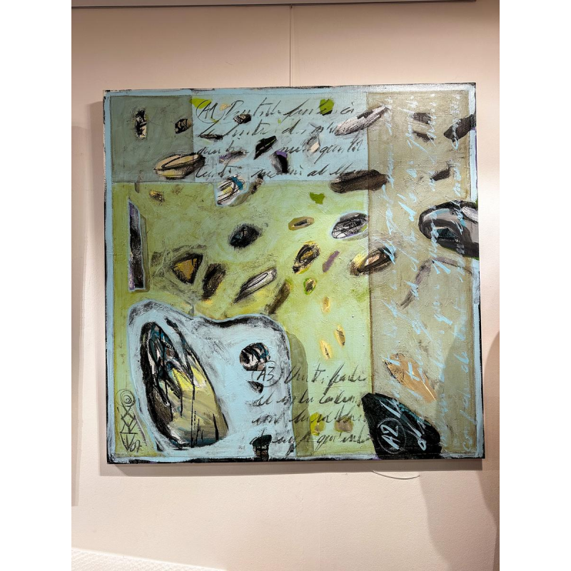 Eric Legrain, pair of paintings, oil on canvas, 21st century