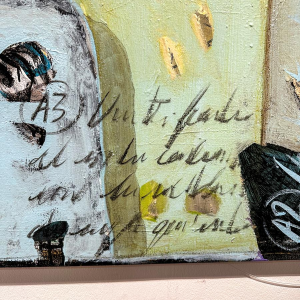 Eric Legrain, pair of paintings, oil on canvas, 21st century