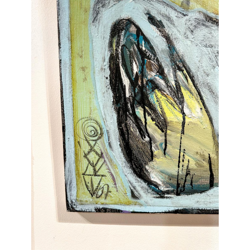 Eric Legrain, paire de tableaux, huile sur toile, 21e siècle