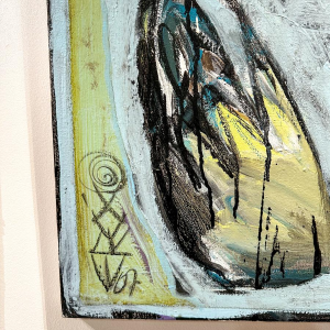 Eric Legrain, twee schilderijen, olieverf op doek, 21e eeuw