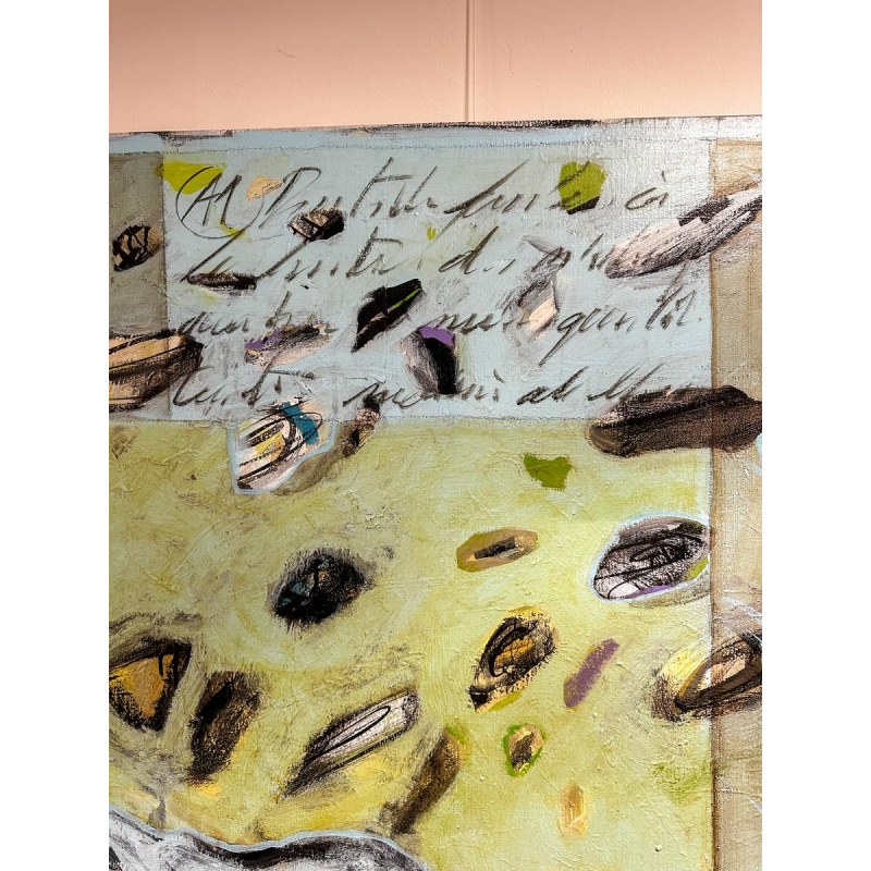 Eric Legrain, paire de tableaux, huile sur toile, 21e siècle