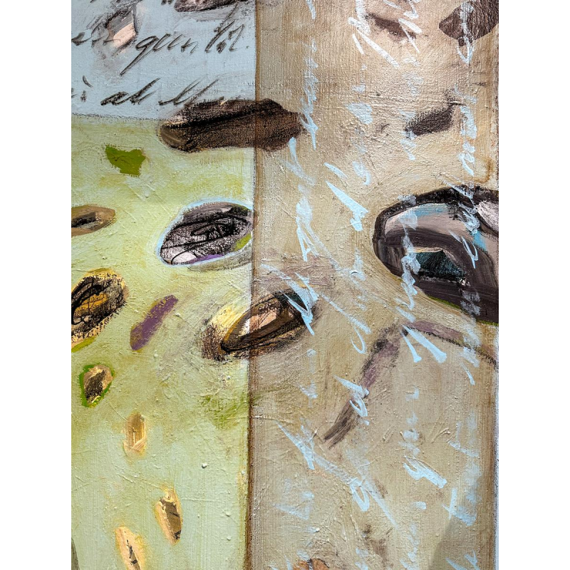 Eric Legrain, pair of paintings, oil on canvas, 21st century