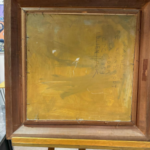 Lucien Hock, huile sur toile, la Fagne de Sourbrodt, 1959