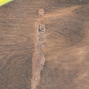 TON, fauteuil en bois courbé (hêtre) et tissus, Tchécoslovaquie ca 1960