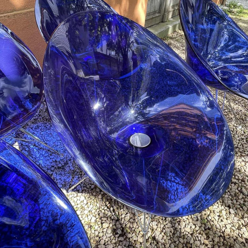 Philippe Starck " Ero S" Kartell Italy, set of 6 chairs / armchairs Design 1999