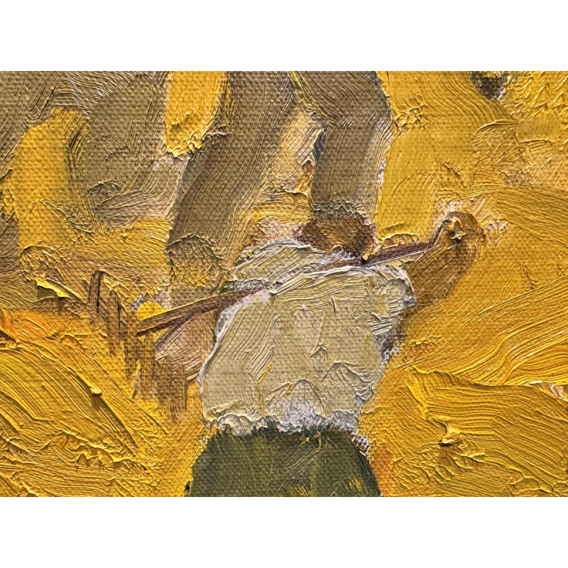 Milo Dardenne "De Kar" olieverfschilderij op canvas