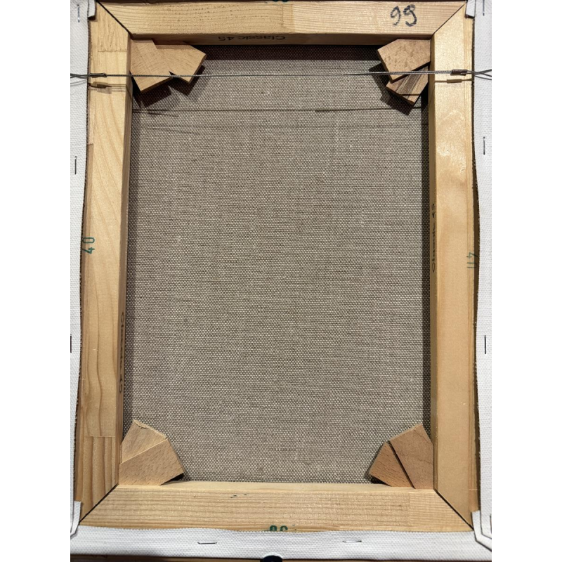 Milo Dardenne "De Kar" olieverfschilderij op canvas