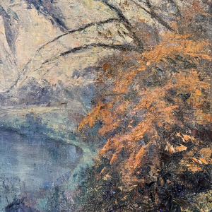 Eugène COLIGNON “Panorama towards the Meuse at WEPION - PROFONDEVILLE” oil painting on canvas