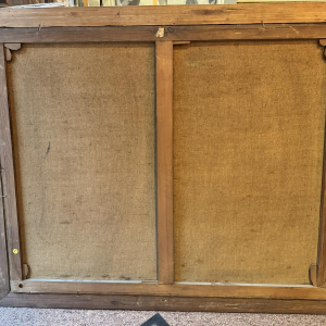 Eugène COLIGNON «Panorama vers la Meuse à WEPION - PROFONDEVILLE» peinture huile sur toile