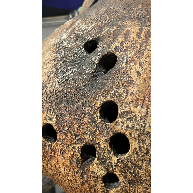 YVES RHAYÉ, sculpture monumentale en céramique émaillée, surréalisme fantastique, ca 1970