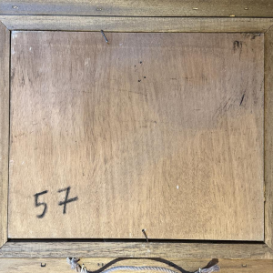 Olivier De Nato “Polder Landscape” oil painting on wood