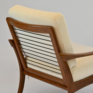 De Ster Gelderland, fauteuil vintage en teck entièrement rénové, ca 1960