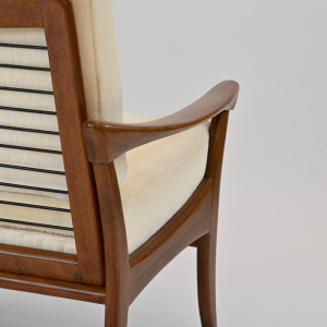 De Ster Gelderland, vintage teakhouten fauteuil, volledig gerestaureerd, ca. 1960