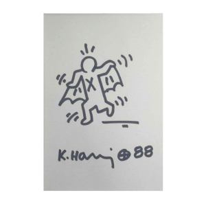 Keith Haring ‘Batman’ Felt pen drawing, 1988