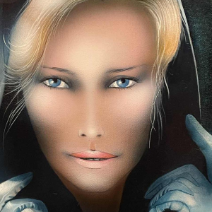 Gilbert Laloux « Frileuse amaryllis » hst