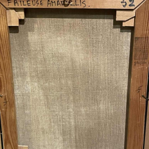 Gilbert Laloux « Frileuse amaryllis » hst