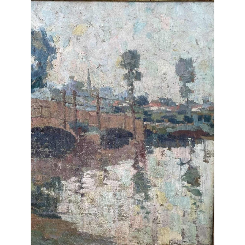 Camille BARTHELEMY « Pont de pierre en Ardennes »
