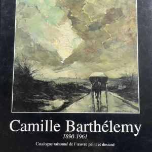 Camille BARTHELEMY « Le pont de Villers-sur-Semois » hst 65x100 cm