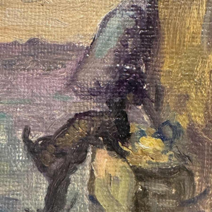 Albert DANDOY : « Namur - Rue Saint Hilaire 1950 » sur le grognon