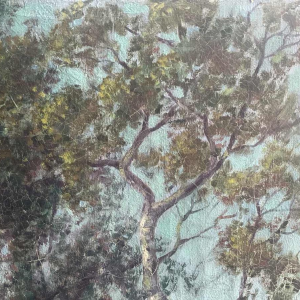 Albert DANDOY (1885-1977): levendig impressionistisch Mosanlandschap uit 1915