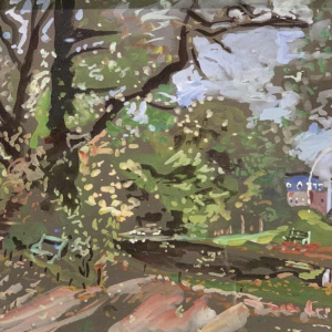 Marie HOWET watercolour-gouache