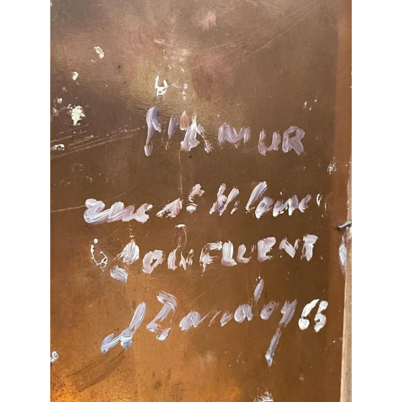 Albert Dandoy « Rue St Hilaire Confluent » Namur 1965