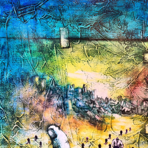 Michel Mercie “De Klim”, olieverfschilderij op canvas