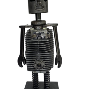 Ludo GIELS "Motorisch Wezen" sculptuur, assemblage van stalen onderdelen