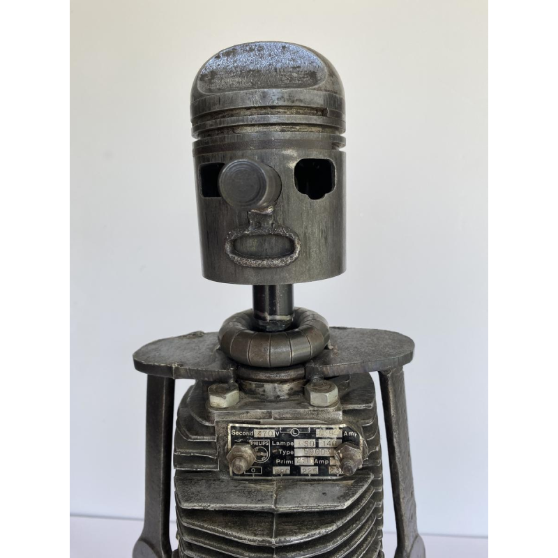 Ludo GIELS "Motorisch Wezen" sculpture, assemblage of steel parts