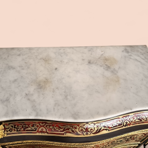 SEMAINIER / SECRETAIRE en marqueterie BOULLE , époque Napoléon III, Romain Magniant doreur rue Traversière à Paris